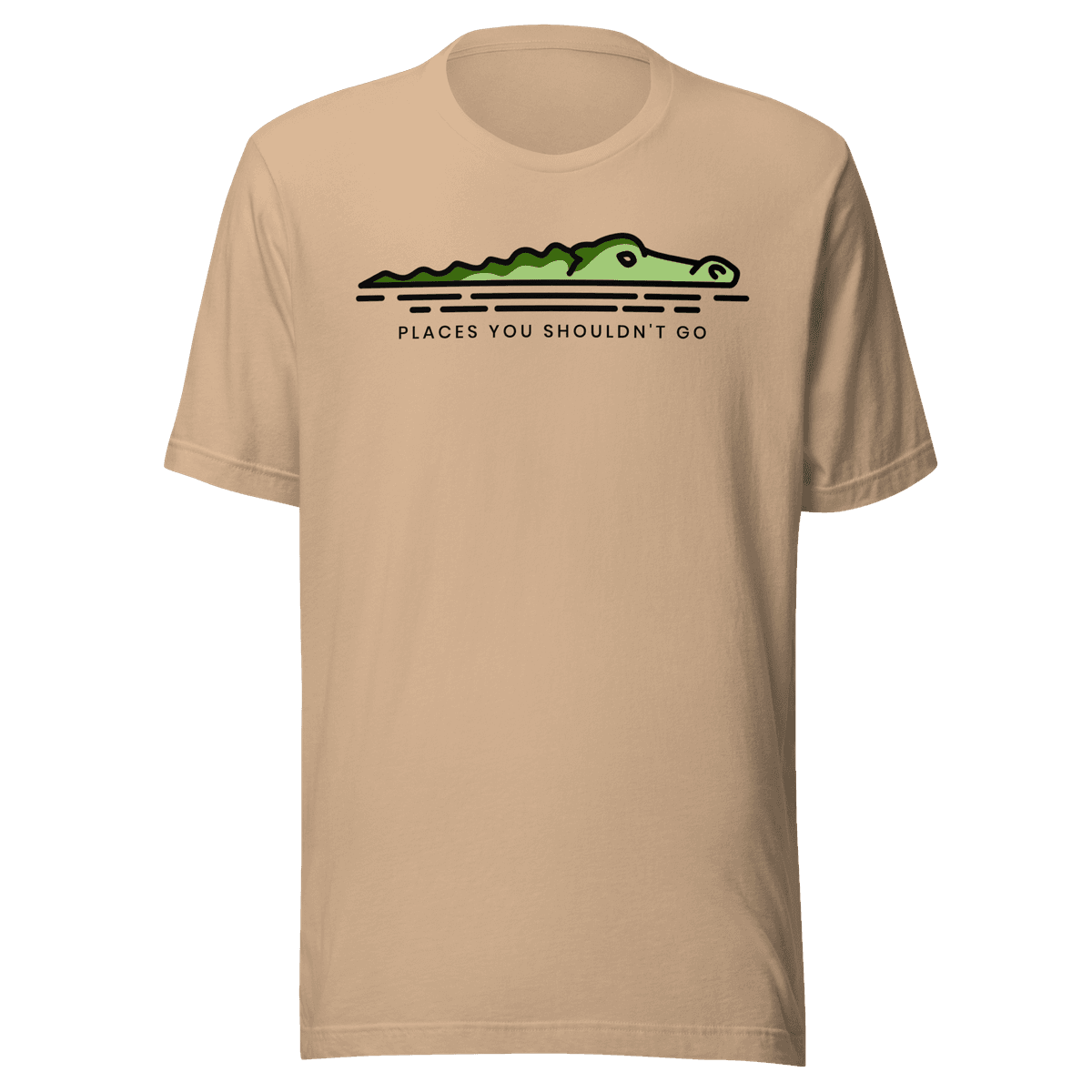 Gator T-Shirt in Tan